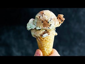 Camouflage Ice Cream & Magic Chocolate Sauce