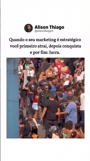 Quando o seu marketing é estratégico você primeiro atrai, depois conquista e por fim: lucra