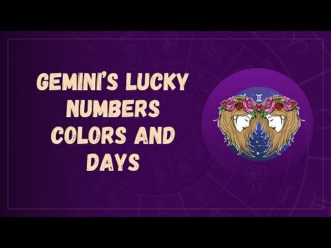 Gemini's Lucky Numbers, Colors, and Days