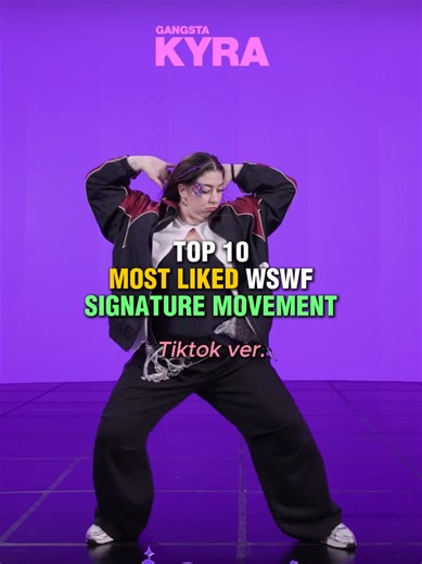 Top 10 Most Liked Signature Movement Tiktok ver. #wswf #swf #streetwomanfighter