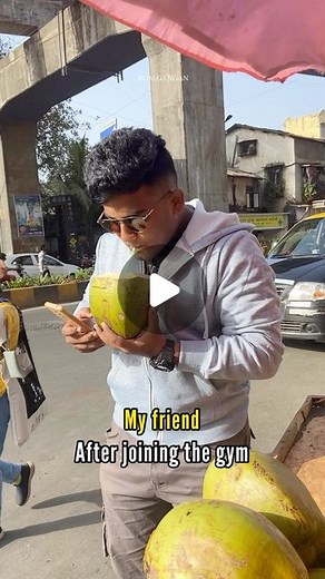 Om Anil Gangan | 2 din ka natak hai bas 😂 Tag that friend 🤡 . . Follow @om.gangan 🎥 @suchasagar . . #fitnessmotivation #gymbro #gymmemes #funnyreels... | Instagram