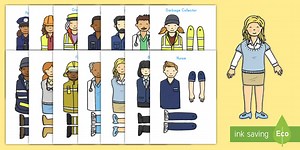 Community Helpers Craft Activity