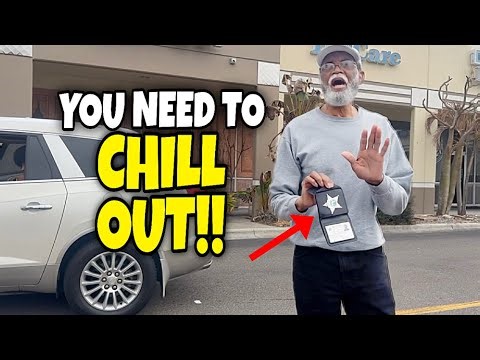 Retired Cop Tries To INTIMIDATE Me ￼On My Lunch Break