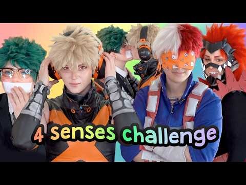 Can We Bake a Cake With Only 4 Senses?... My Hero Academia Cosplay