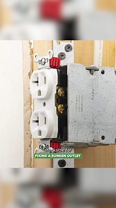 Fixing a Sunken Outlet #diy #homeowner | Everyday Home Repairs