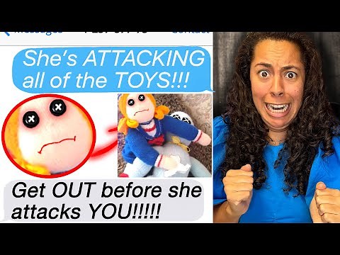 My Sisters Stuffed Animal Is ALIVE!!! *Caught on Camera!* ( Scary Text Message Story Reaction)