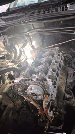 Toyota 3RZ Engine Top Overhauling processing fitting work #foryou #automobile #suscribense #shorts