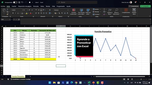 Aprende a Pronosticar Demanda con Excel