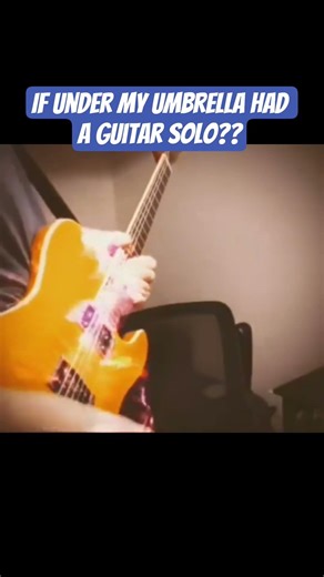 under my umbrella - Rihanna guitar solo #guitar #guitarsolo