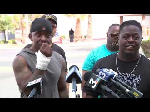 Two black men take down mass shooter, selflessly protecting their community.
