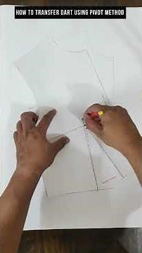 Pivot Technique / Dart Manipulation #shorts #patternmaking #garmentconstruction #patterndrafting