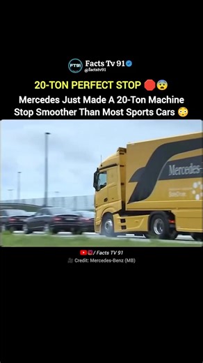 This 20-Ton Truck Stops Smoother Than Sports Cars