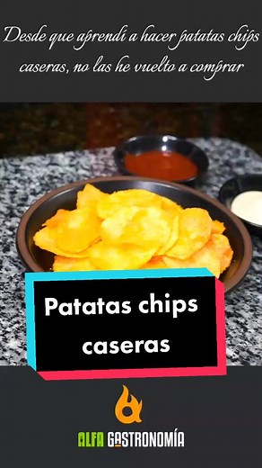 Deliciosas y fáciles patatas chips caseras