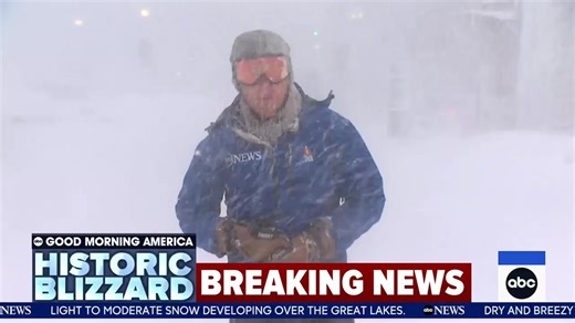 Tens of millions of Americans are in the path of a historic blizzard slamming the Northeast. Matt Rivers has the latest. | Good Morning America