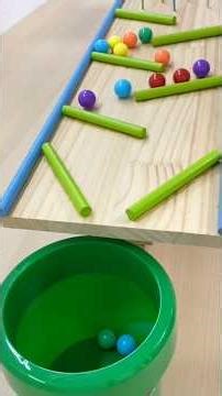 Marble Run ASMR ☆ HABA Wave Slope&DIY Rattling Slope,Concrete Pipe Case 110 #shorts #marblerun #asmr