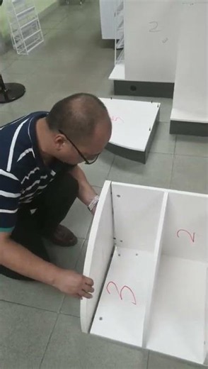installation instructions For Combination Cashier Counter One Corner C60