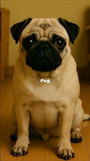 Pug Evolution 🐾 From Wrinkly Baby to Royal Charm