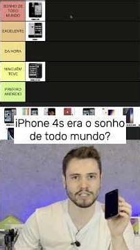 iPhone 4s era o sonho de todo mundo? #apple #iphone #smartphone #tierlist #samsung