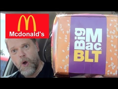 New McDonald's Big Mac BLT Burger Review - Greg's Kitchen