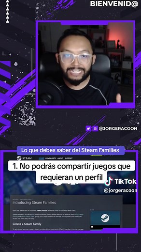 Cómo funciona el grupo familiar en Steam