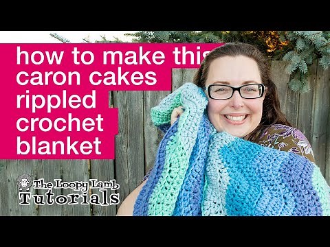 Caron Anniversary Cakes Blanket Pattern Tutorial