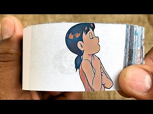 Doraemon Cartoon Flipbook #187 | Shizuka Bathing Flip Book | Flip Book Artist 2024