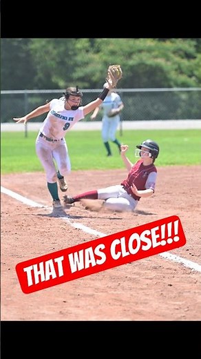 🎯 Watch This Quick Thinking at 3rd Base! #highlights