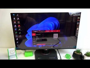 ASUS ROG Strix OLED XG27UCDMG - How to Check and Change Resolution? | Display Settings