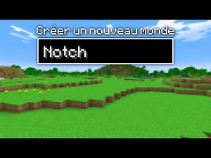 A quoi ressemble la seed Notch sur Minecraft ALPHA ?