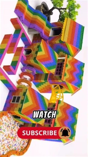 "Creating a Magical Playground with Magnetic Balls" #playground #magnetic #shorts