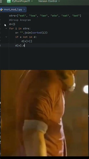 Day#25 Group Anagram Python Interview coding