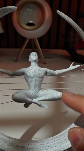 3D Printed Enlightened String Art #3dprinting #stringart