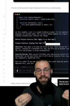 Angular AI Tutor: The end of live courses? #ai #angular #training