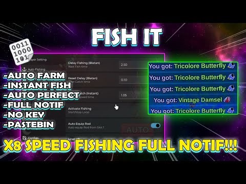 [🎄] FISH IT AUTO FISHING X8 SPEED 🔥 INSTANT FISH | NO KEY PASTEBIN