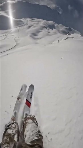 POV: Skiing Through the Swiss Alps 🏔️