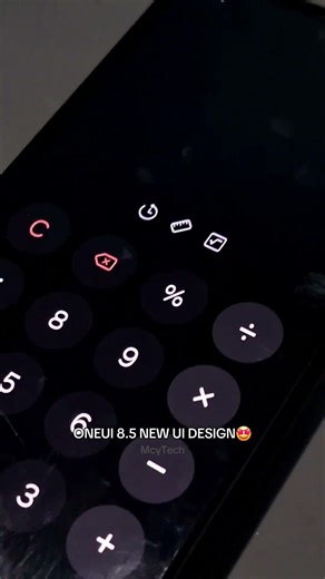ONEUI 8.5 NEW UI DESIGN🤩 #samsung #update #tech