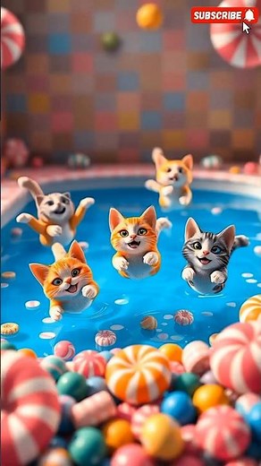 Candy Pool Adventure (part 1)🍭🍬