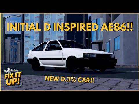 Building A Drift Build AE86 In Fix It Up!! (Inspired By Initial D!)