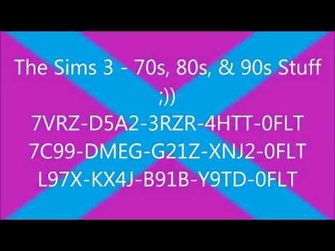 The Sims 3 University Life & 70s, 80s, & 90s Stuff CD Key / Serial in Description!!!