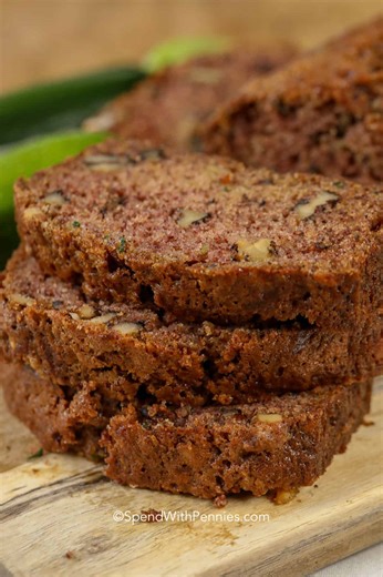40K views · 316 reactions | July's cooking challenge is here and we're making my delicious Zucchini Bread! This zucchini bread is so moist and delicious—it's been called the best by so many! It's a great way to use up extra zucchini from your garden and freezes perfectly, so you can enjoy one loaf now and save the other for later - if you can! To get the full recipe and the cooking challenge information sent to your DMs comment BREAD below. | Spend With Pennies | Facebook
