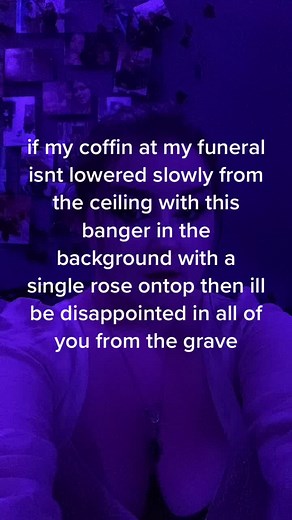 send me off PROPERLY in the CORRECT way #phantomoftheopera #musical #funeral #phantom #opera #poto