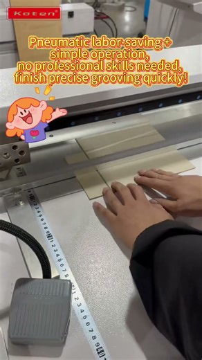Pneumatic manual grooving machine