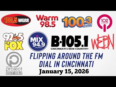 Flipping Around the FM Dial in Cincinnati