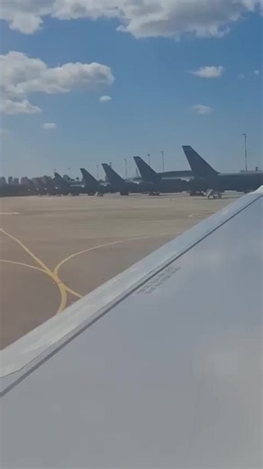 Multiple U.S. Air Force refueling tankers — KC-135s and KC-46s — are now deployed at Ben Gurion Airport (Tel Aviv). | 𝖤𝖢𝖮𝖭𝖮𝖬𝖨𝖢 𝖲𝖠𝖡𝖮𝖳𝖤𝖴𝖱