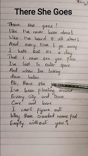 There She Goes song by Benson Boone #thereshegoes #lyrics #bensonboone #music #song #viral #trending