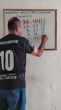 MÍNIMO MÚLTIPLO COMUM 💜🗨💢