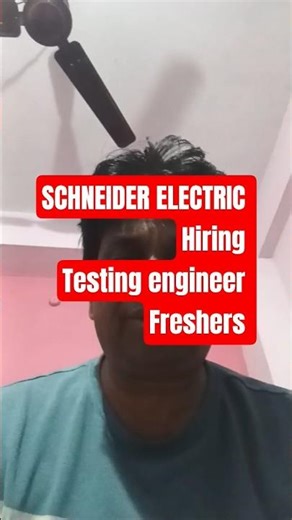 Schneider Electric Hiring Software Testing Engineer | Bangalore
