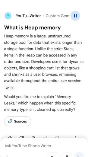 What is Heap memory?