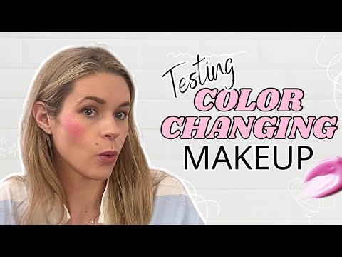 Testing PH Activated Makeup