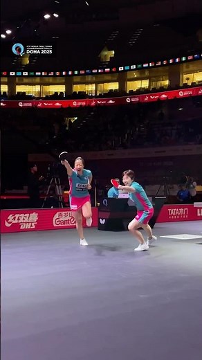 This is what it means to advance to the semifinal 🥰 #ITTFWorlds2025 #TableTennis